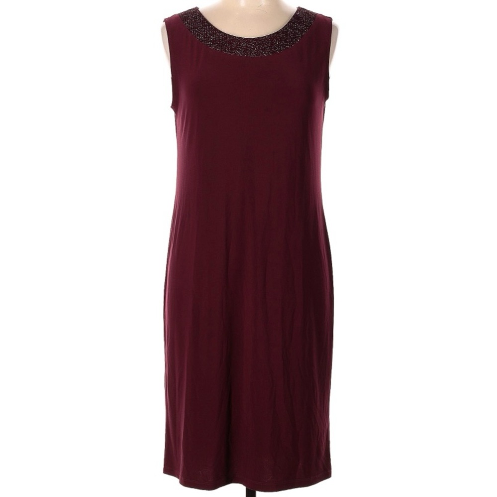 R&M Collection Burgundy Dress